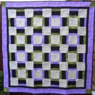 Jean's Quilt - the request was to not do too much quilting on it....
