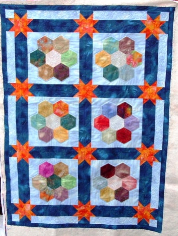 Tessa's Hexagon quilt