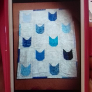 Janet's Cat quilt already gifted