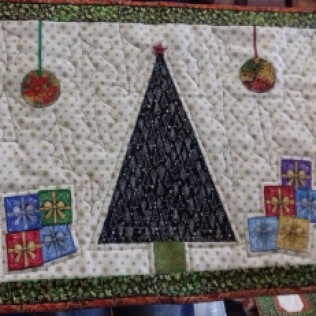 Margaret's Christmas mat